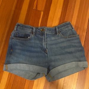 Girls’ patchwork denim short